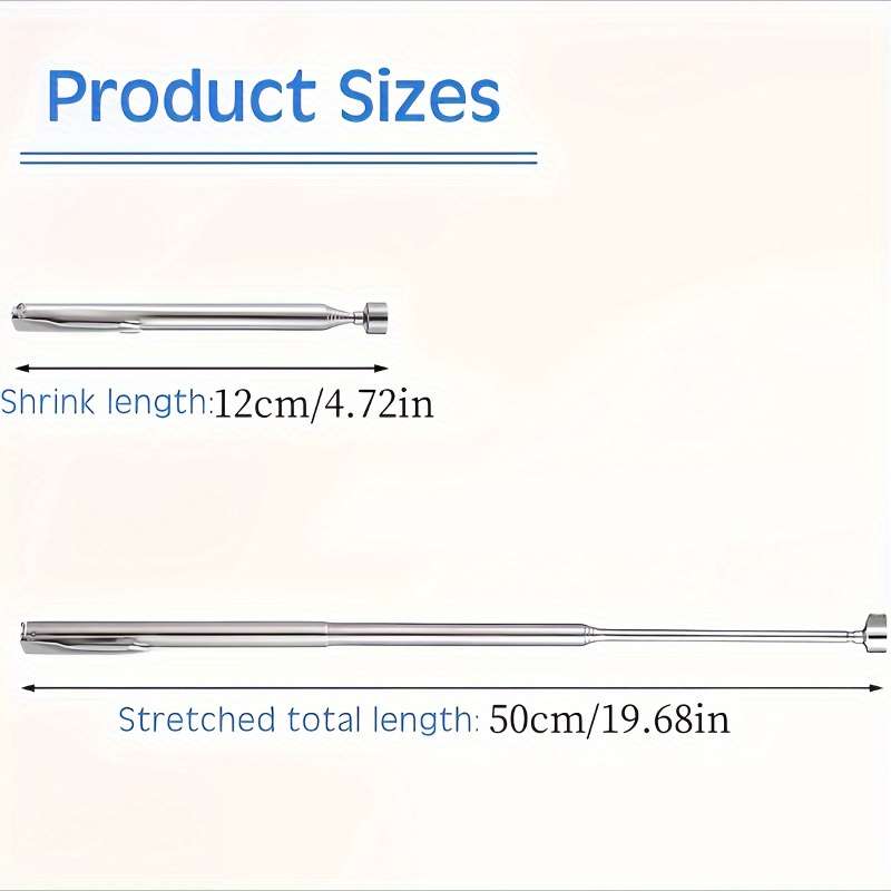 Heavy-Duty 3-in-1 Telescopic Magnetic Gripping Tool