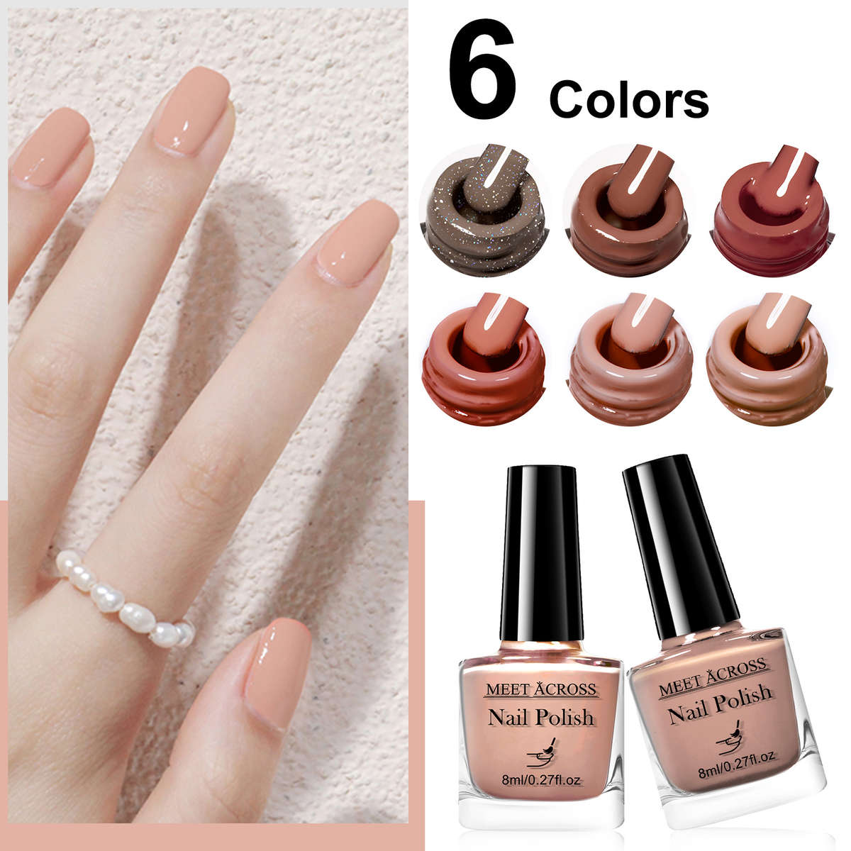 Nail Polish Color 6Pcsset
