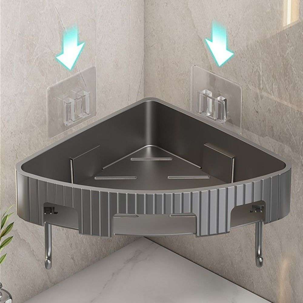 Bathroom Storage Rack Color Black Quantity2Pcs