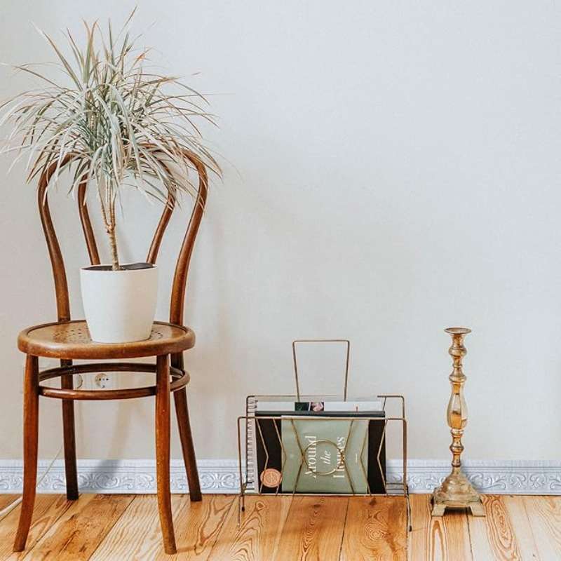 Skirting Board White Wall Sticker