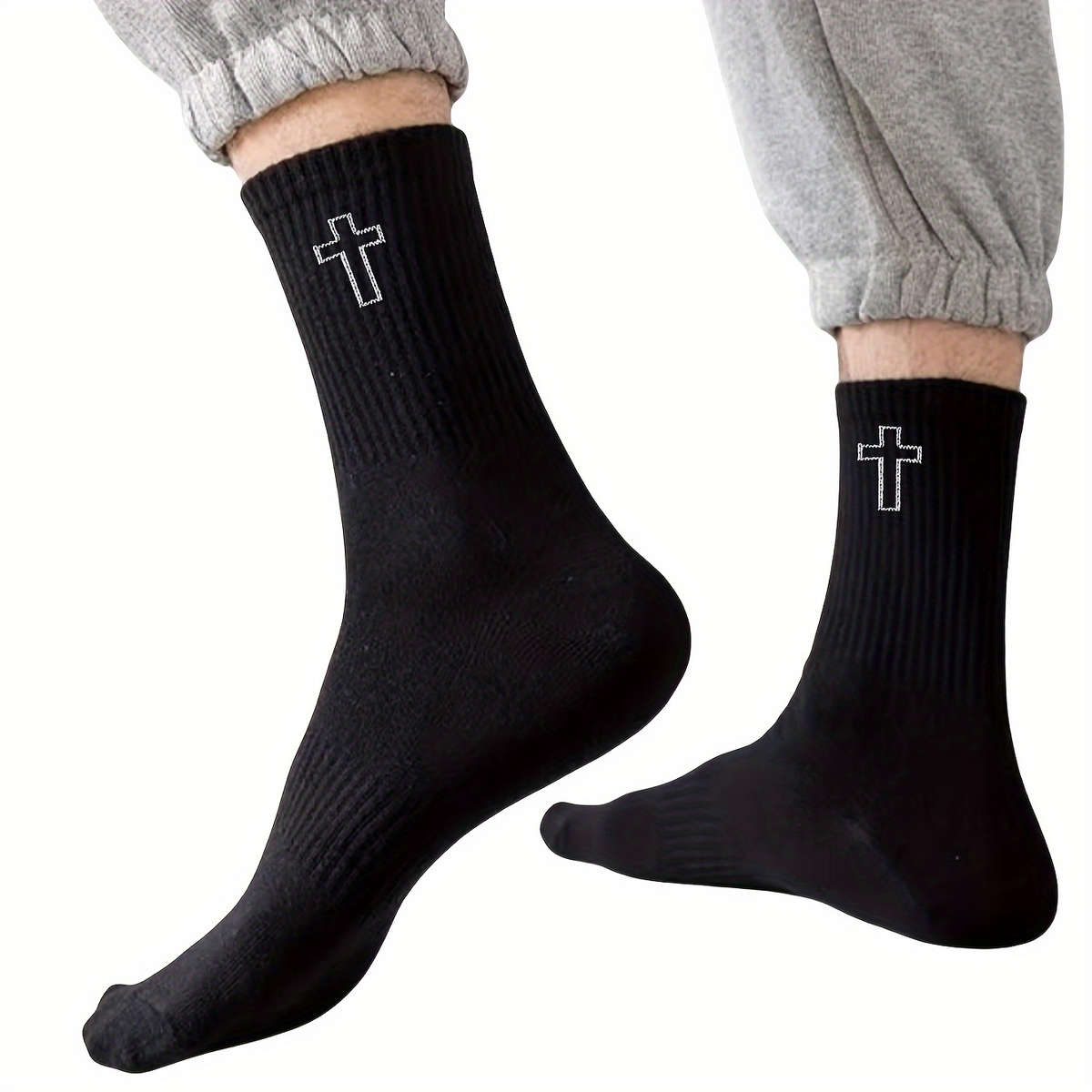 5 Pairs Of Mixed One Size High Elastic Socks