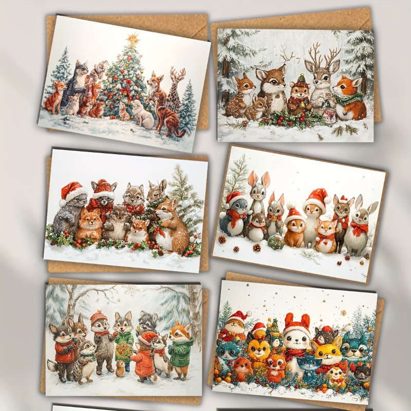 Greeting Cards Quantity 6Pcs