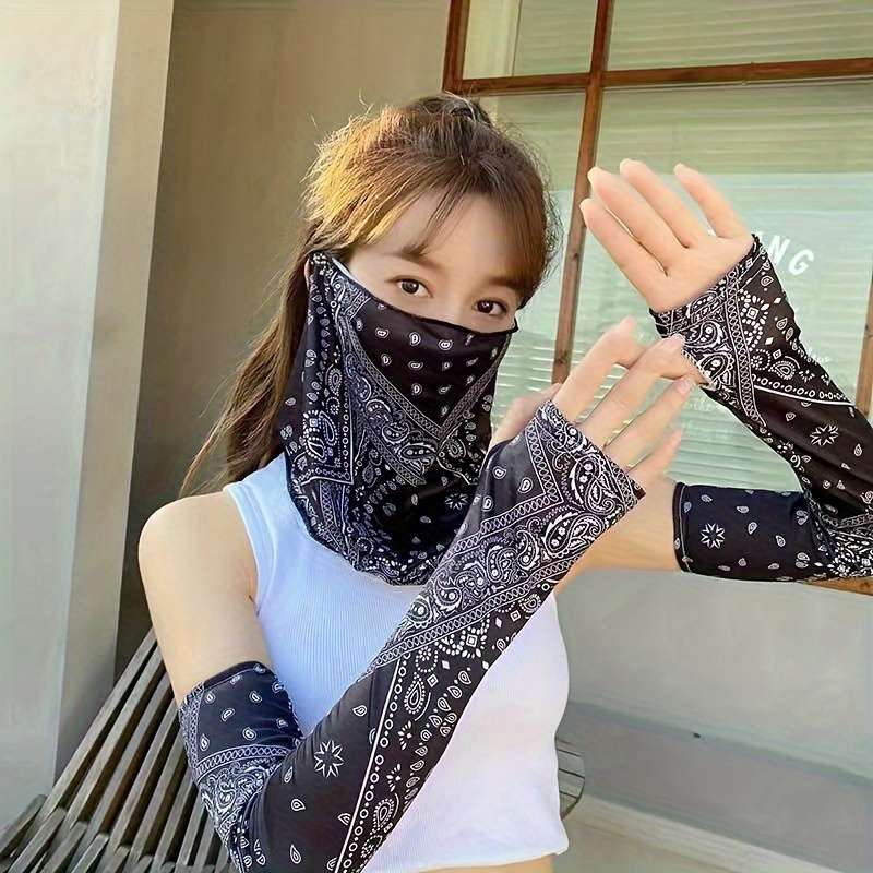2Pcs Set Including Sunshade Veil And