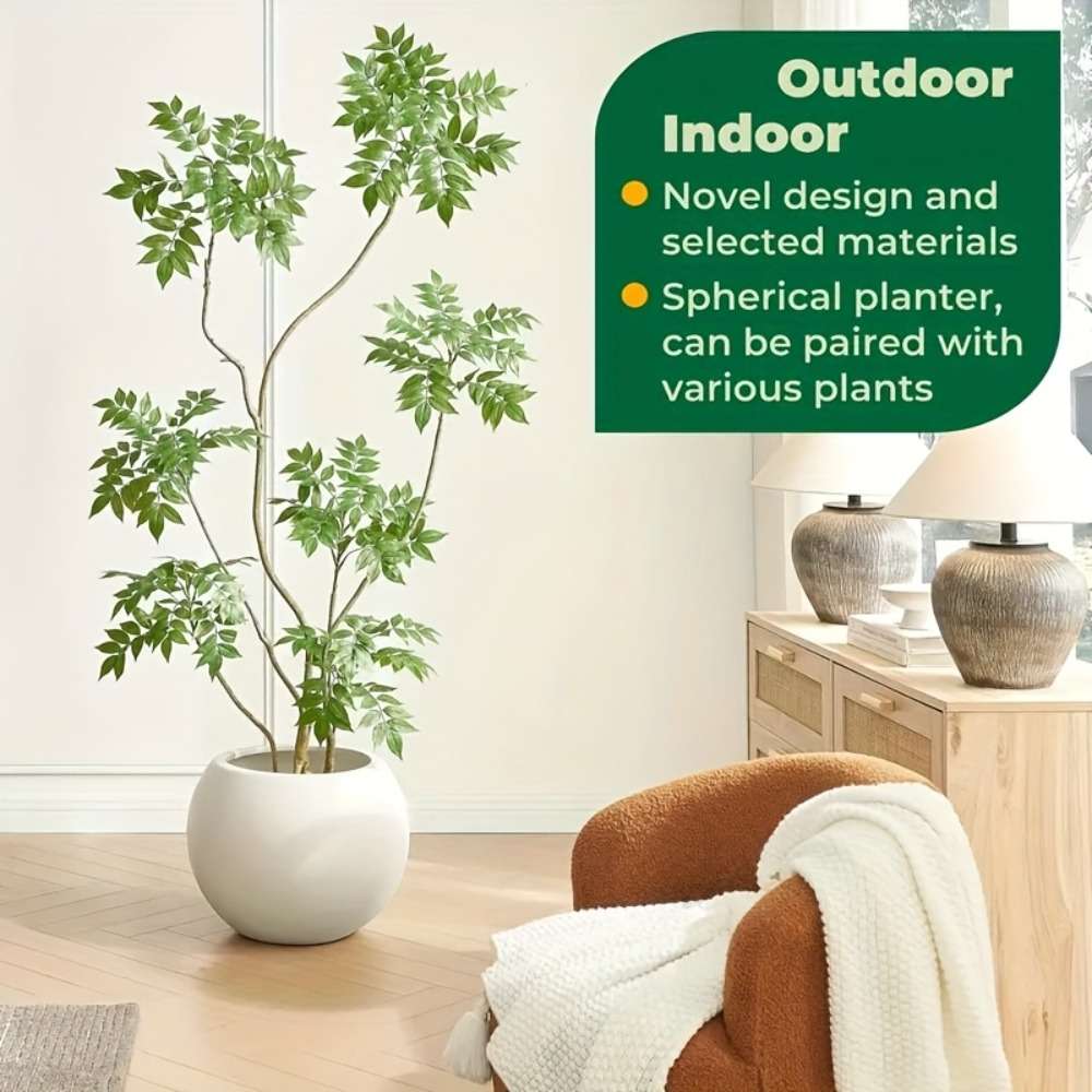 Flowerpot Size L23*H18Cm Beige Quantity2Pcs