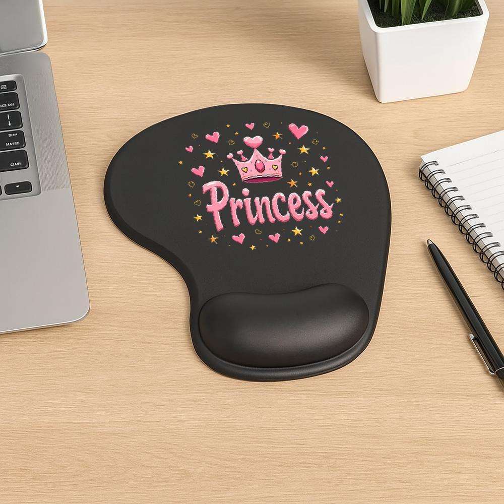 Versatile Stable Cute Princess Themed Mouse Desk For Graphic Designers Pink