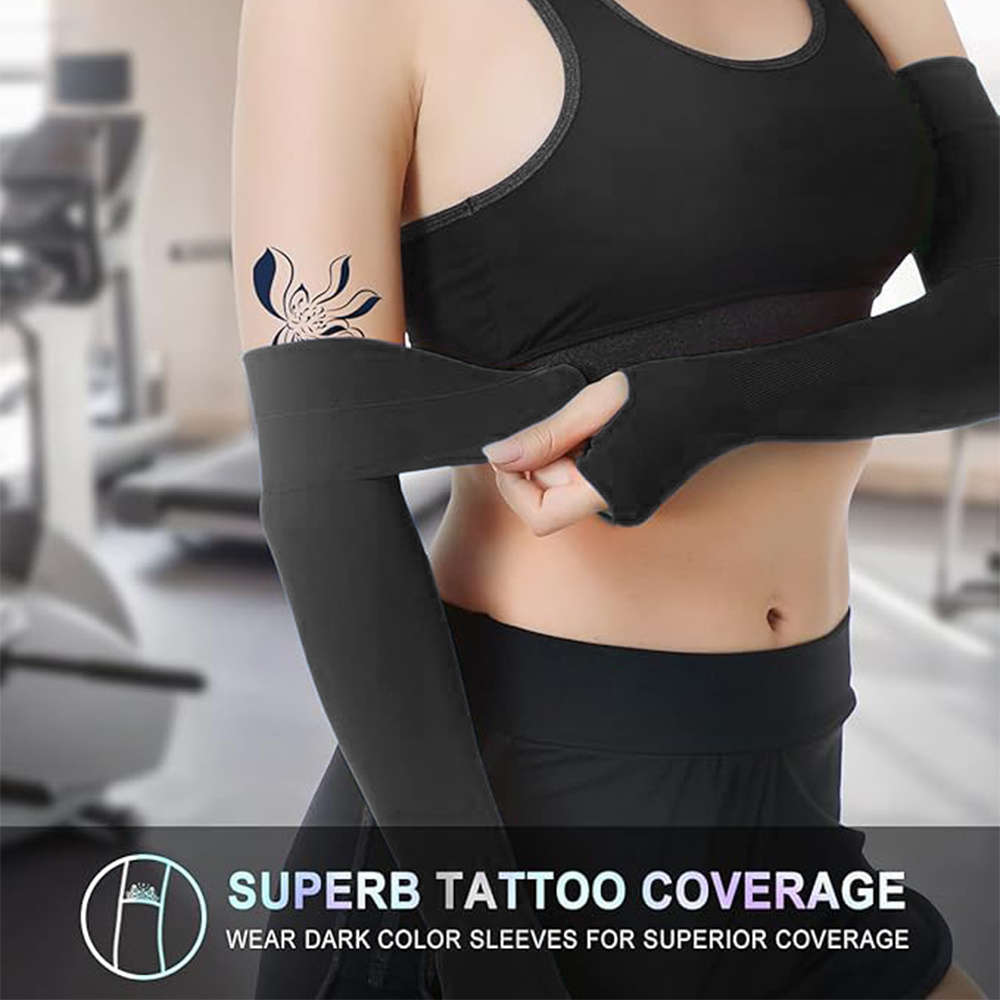 Sunscreen Sleeves Color Black