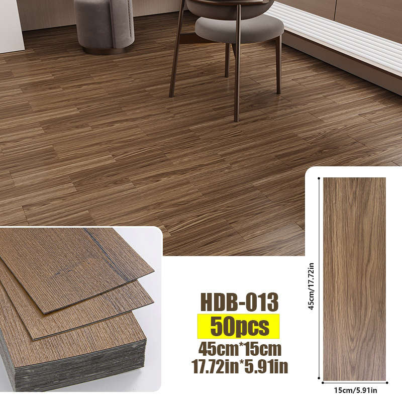 Self Adhesive Floor Stickers Hdb 003 45*15Cm 50Pcs
