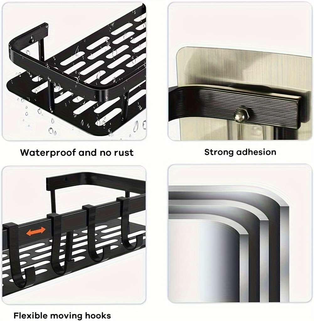 Bathroom Storage Rack Items 2 Piece Set