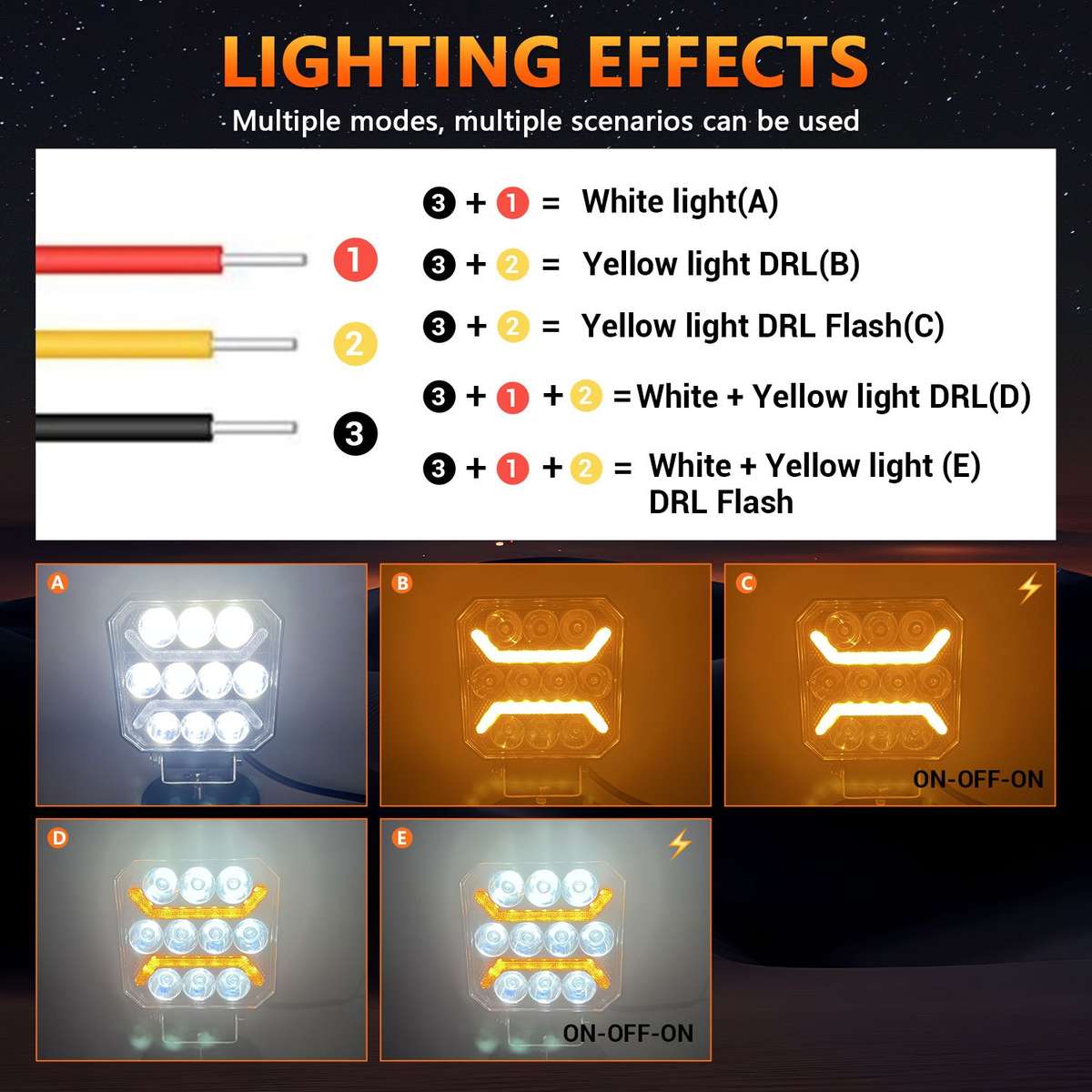 Car Lights Quantity 2Pcs