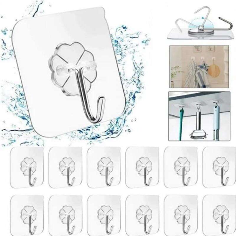 4 12 Of Contemporary Stainless Steel Towel Hooks Wall Quantity 4pcs