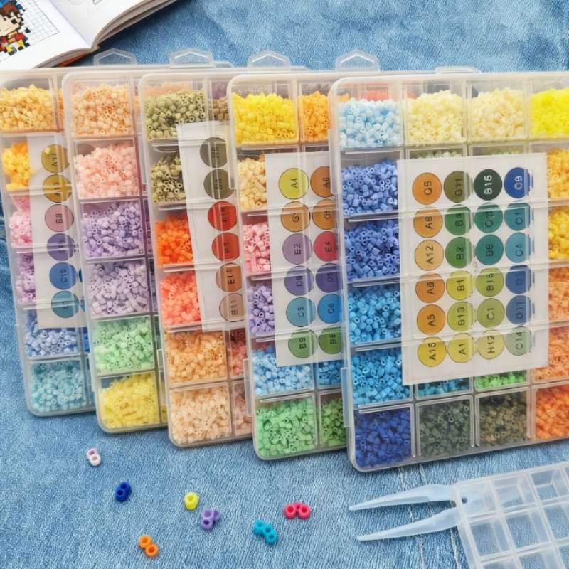 Perler Bead Set 7 Color Plate 24 Colors