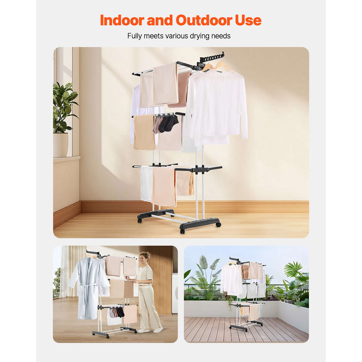 Clothes Rack Gray Balcony Lifesaver Drying Freedom1 Cleaning Cloth