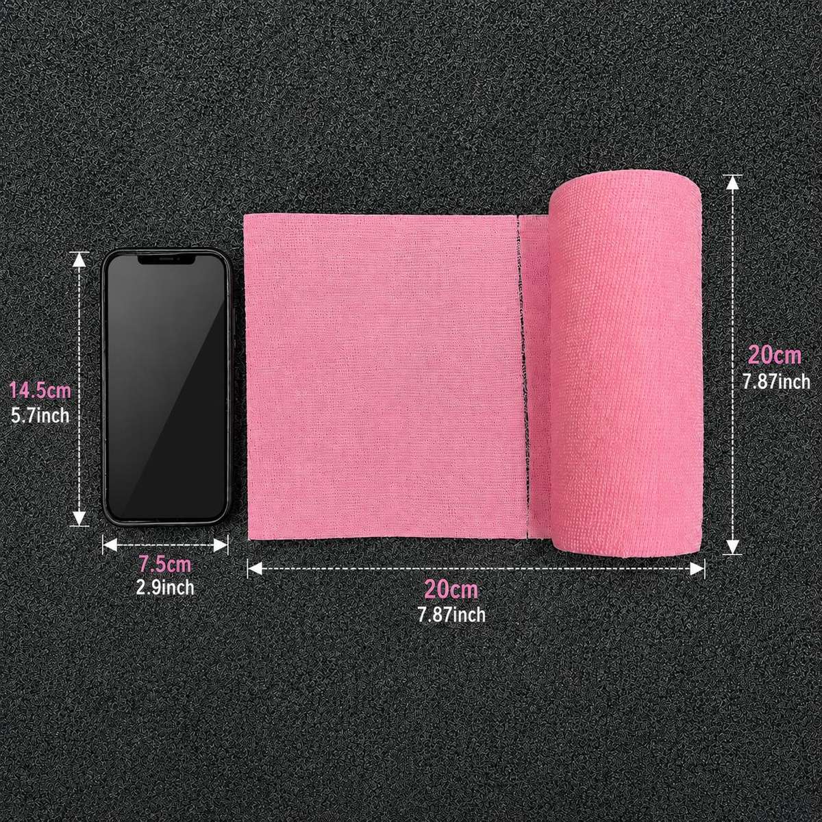 Rag Color Pink Color Quantity 1 Roll 52Pcs