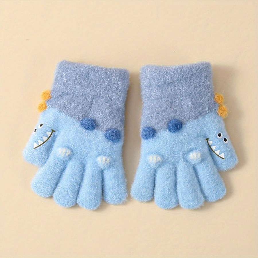 Winter Gloves Color Yellow Size 2 To 5Y