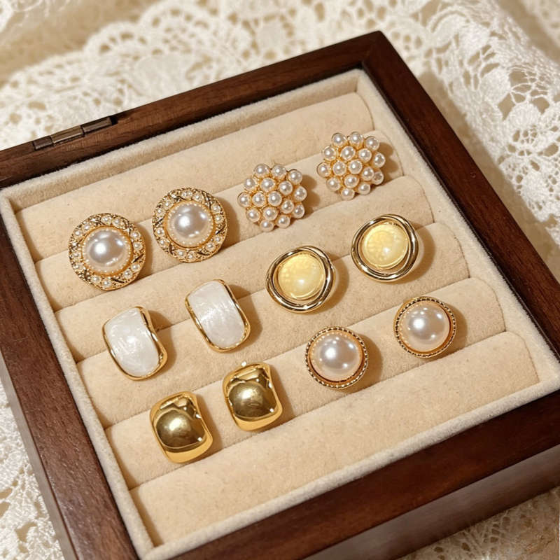 Women S Earrings Color Golden