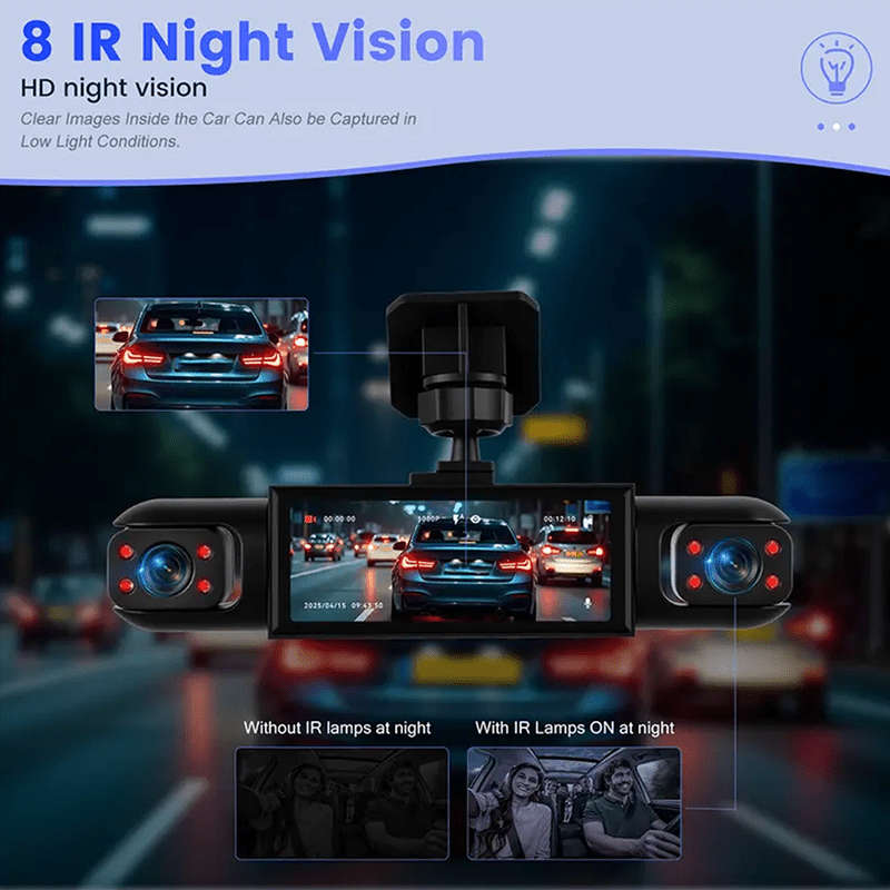 Dashcam Style Three-Record Model