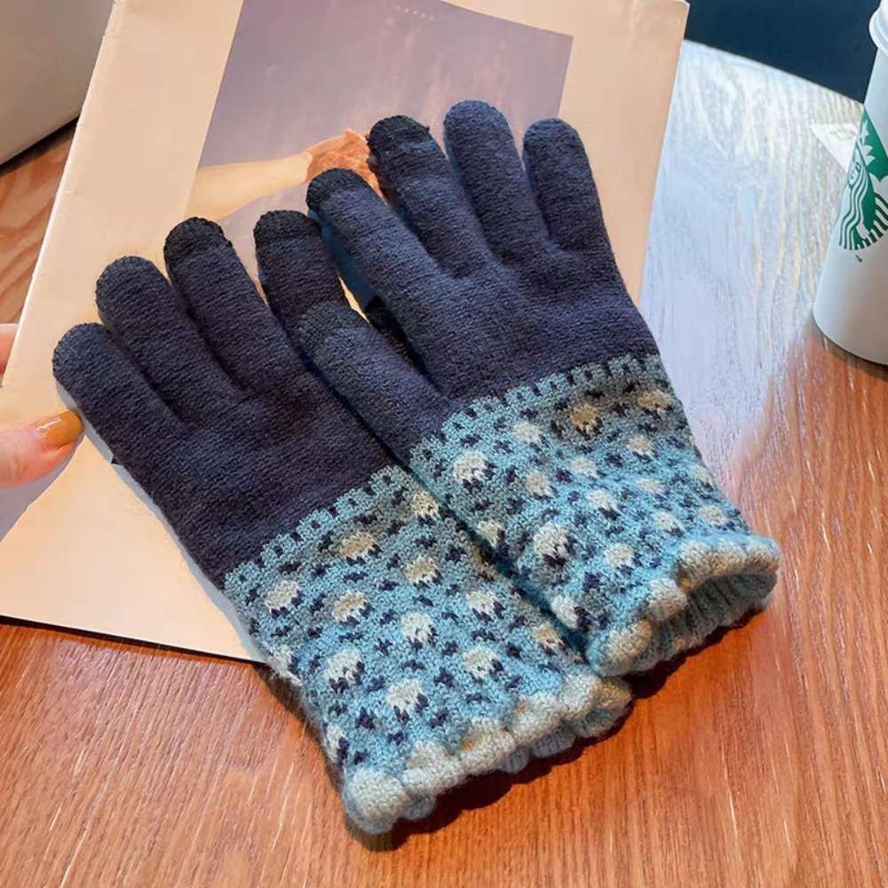 Gloves Color Mixed Yellow