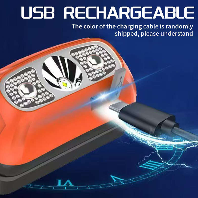 Portable Lamp Items Orange Headlight Quantity 1Pc