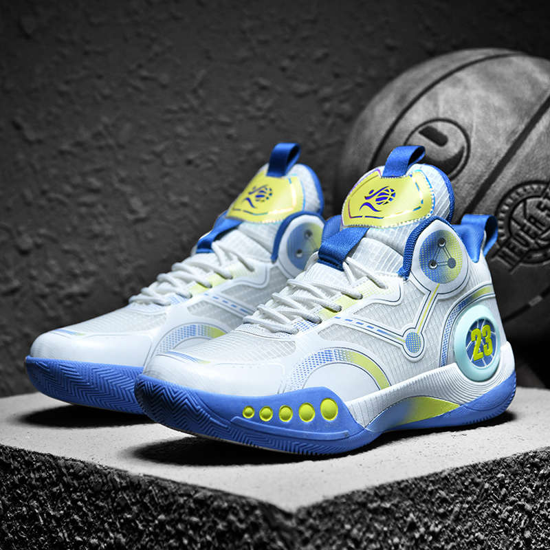 Basketball Shoes Color White Blue Sizeuk 5.5