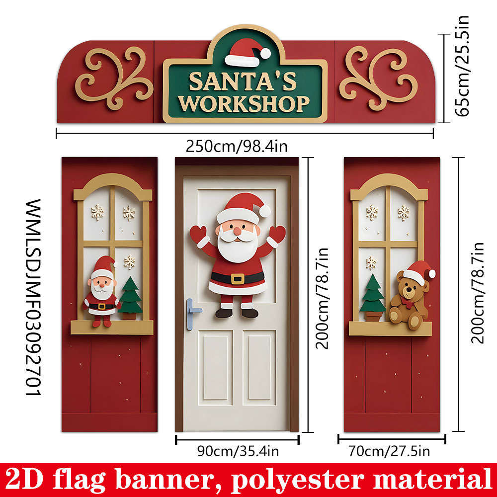 Christmas Decorations Material Polyester