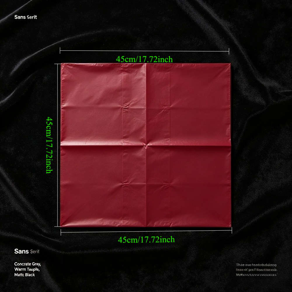 Trash Bag5 Rolls100 Pieces Red