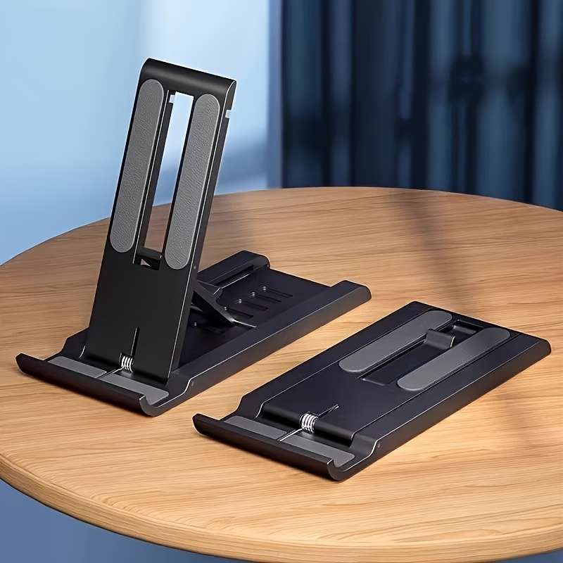 Phone Stand Color Black Items1 Adjustable Folding Bracket