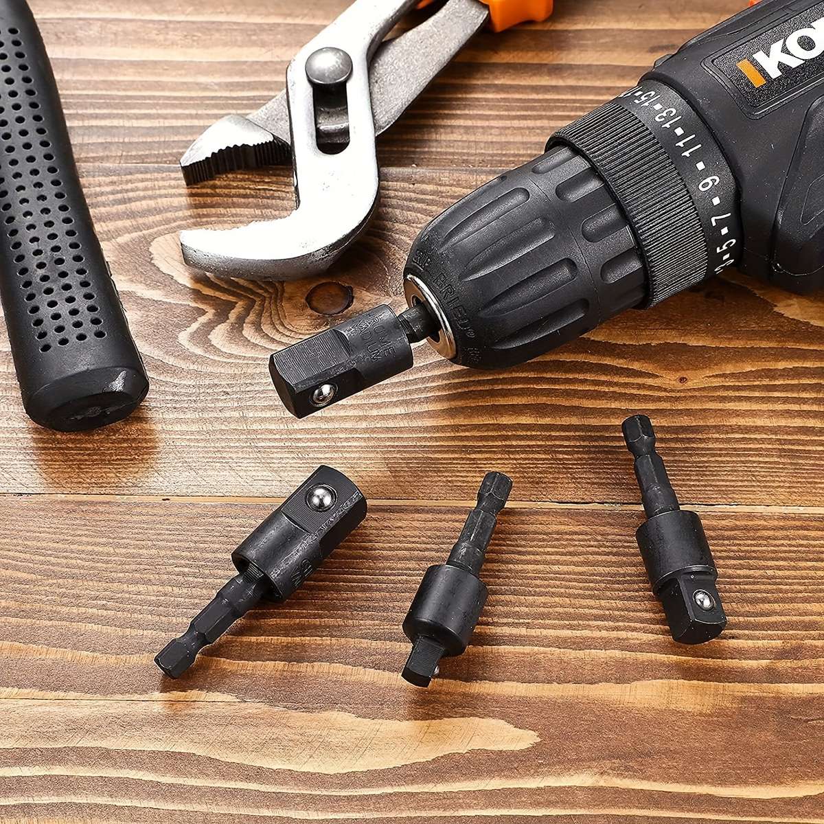 6Pcs Hexagonal Quick-Connect Adapter