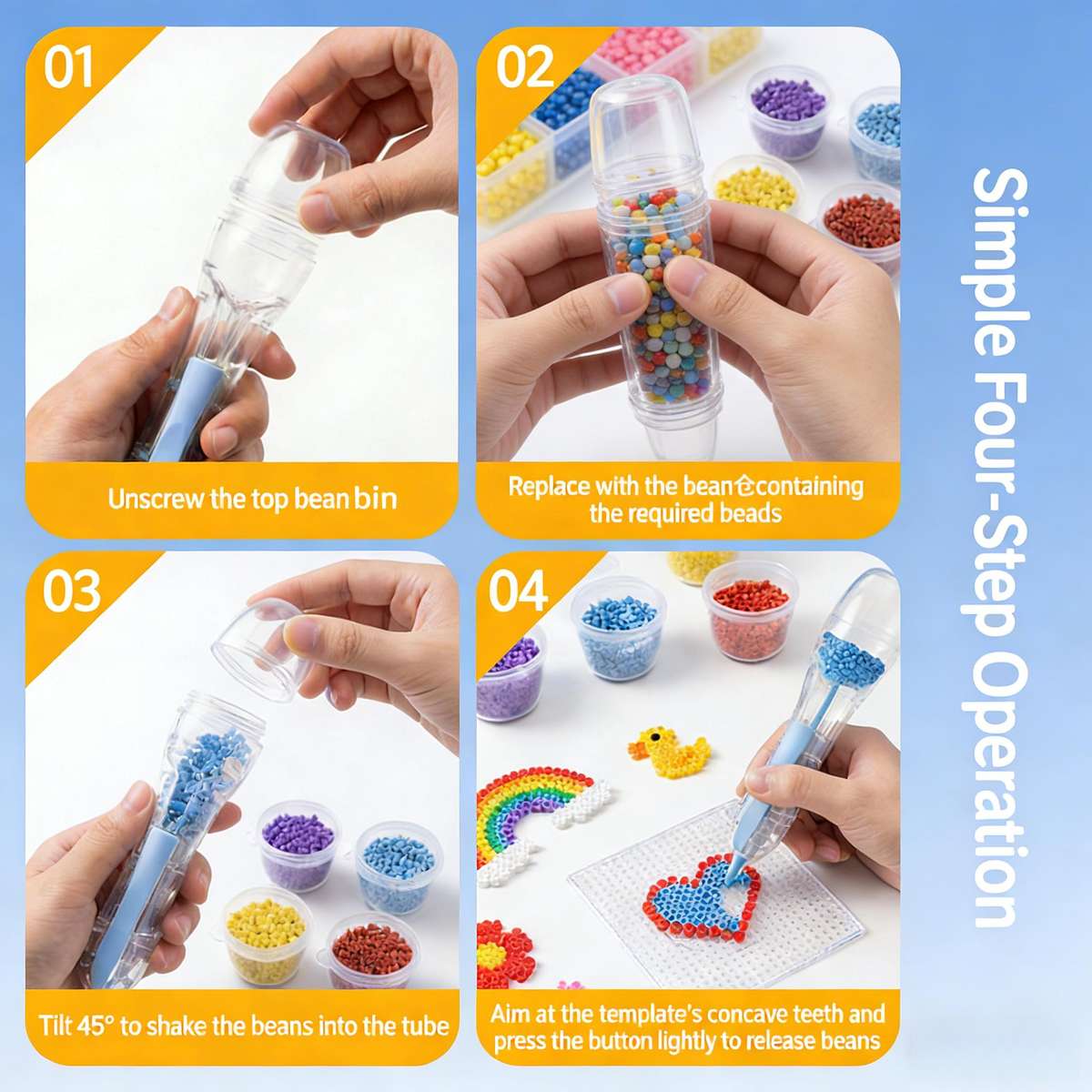 Perler Bead Set 5Pcs