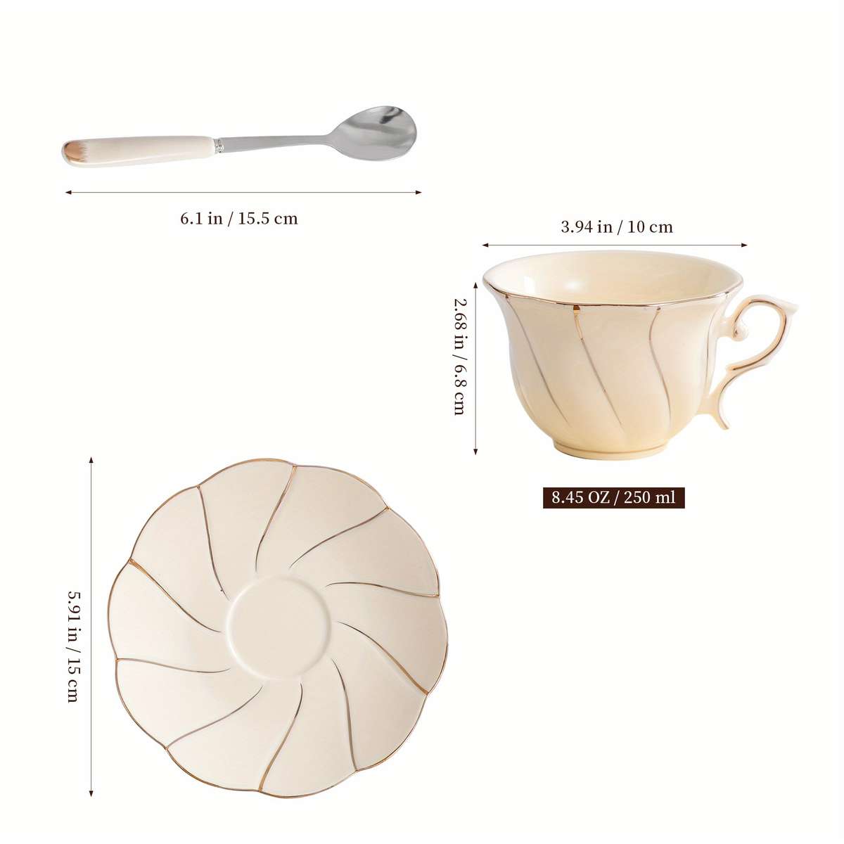 Water Cup Model 1 Cup And Saucer