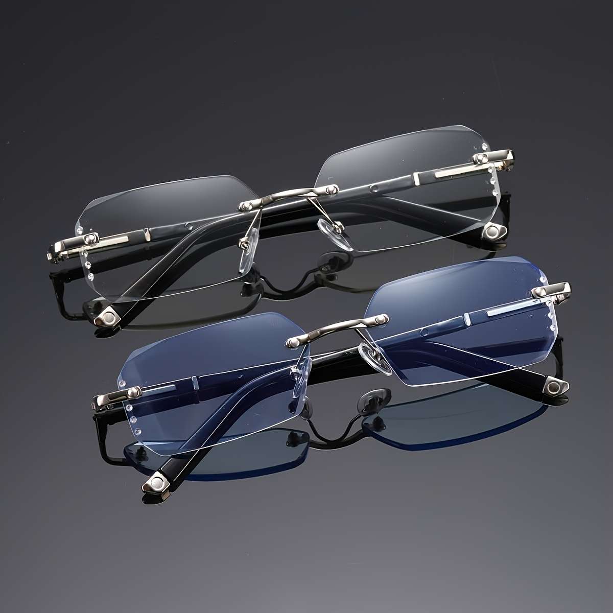Mens Glasses Color Blue  Add  Transparent Size  Add 400