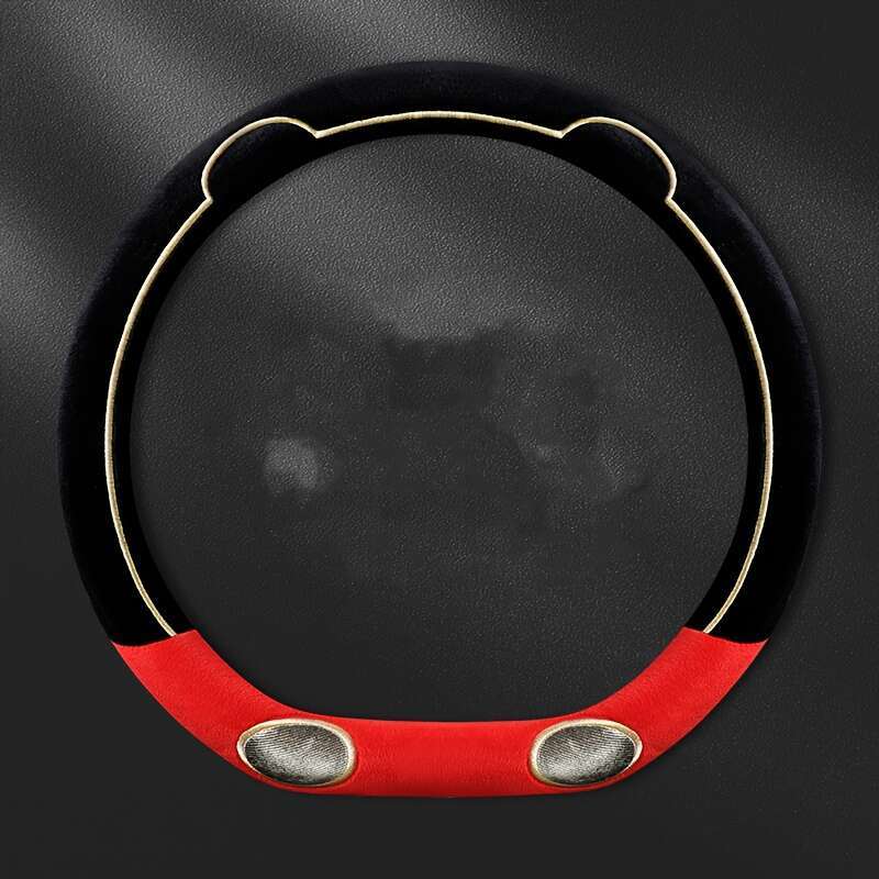 Car Steering Wheel Cover White Model Round