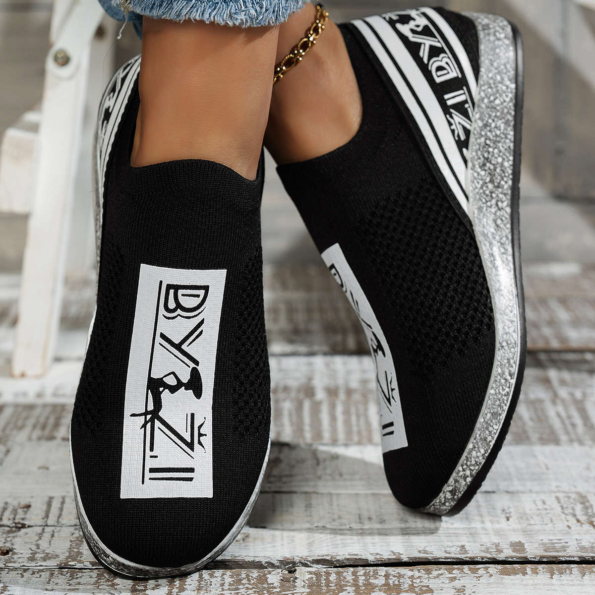 Women S Sneakers Color Black Sizeuk 5