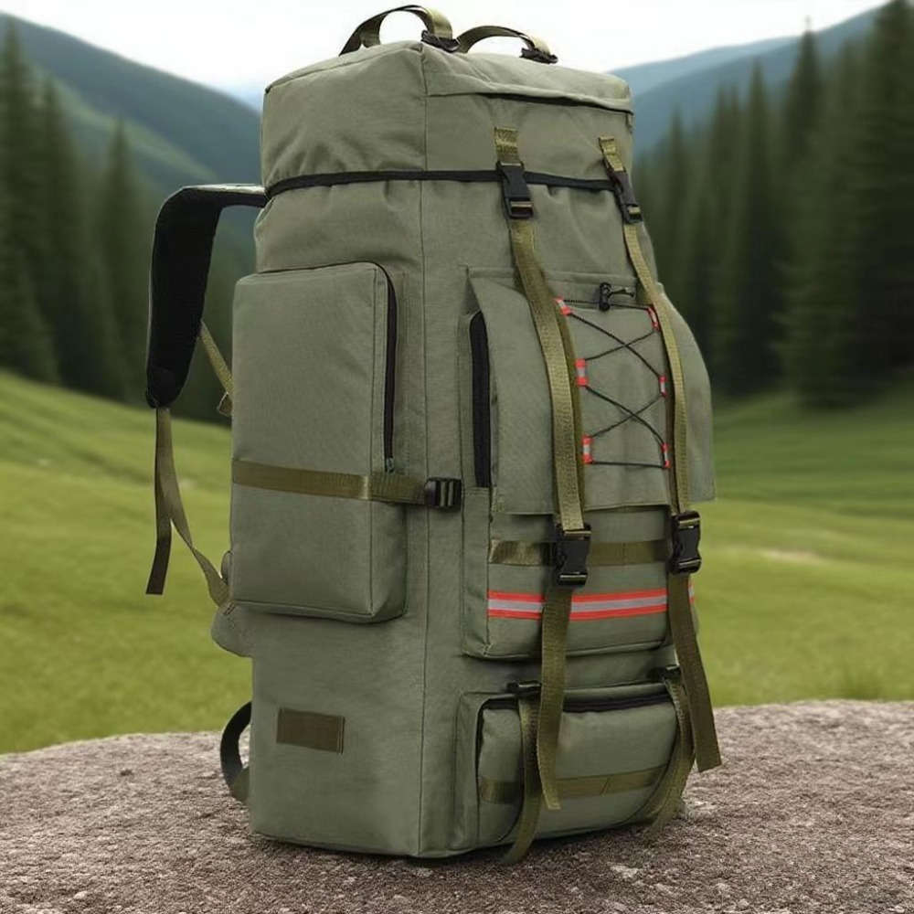 Men S Backpack Green Capacity 75L
