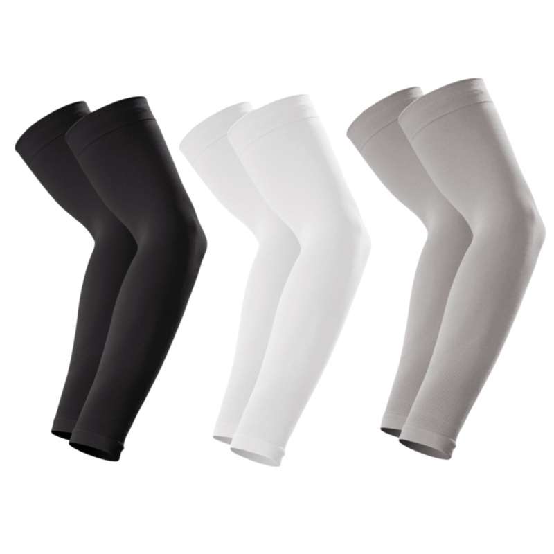 Sunscreen Sleeves Color 3 Pairs 2 Black 1 White