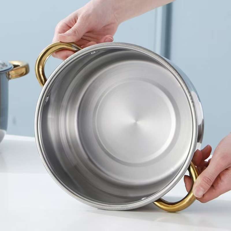 5-Piece Silver Cookware Set