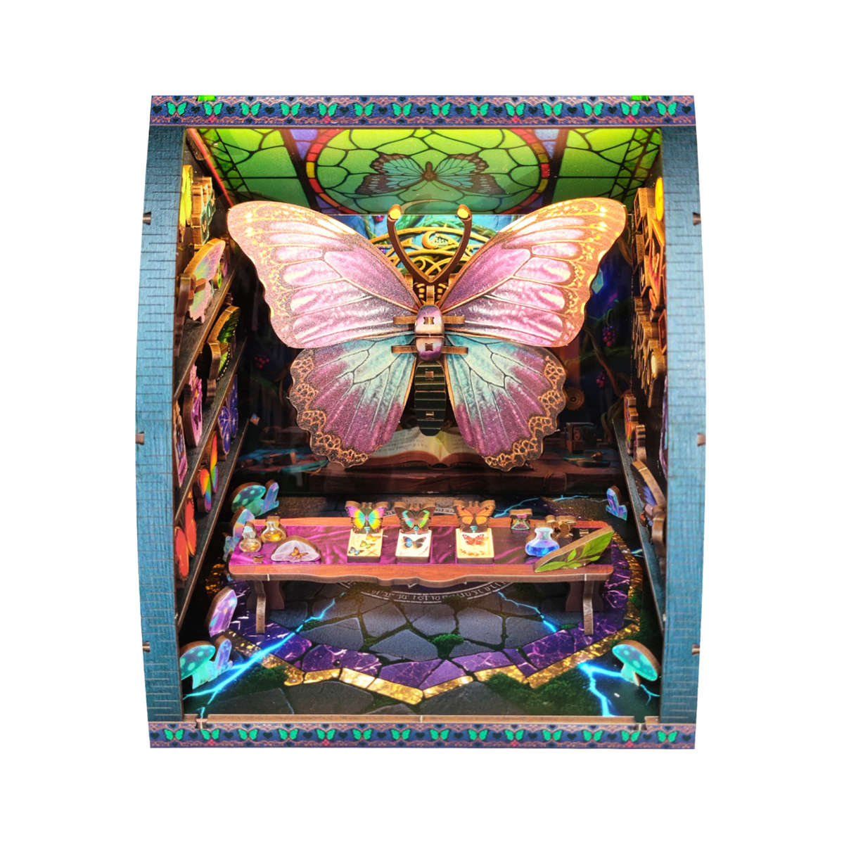 3D Model Desktop Ornaments Style Butterfly Museum