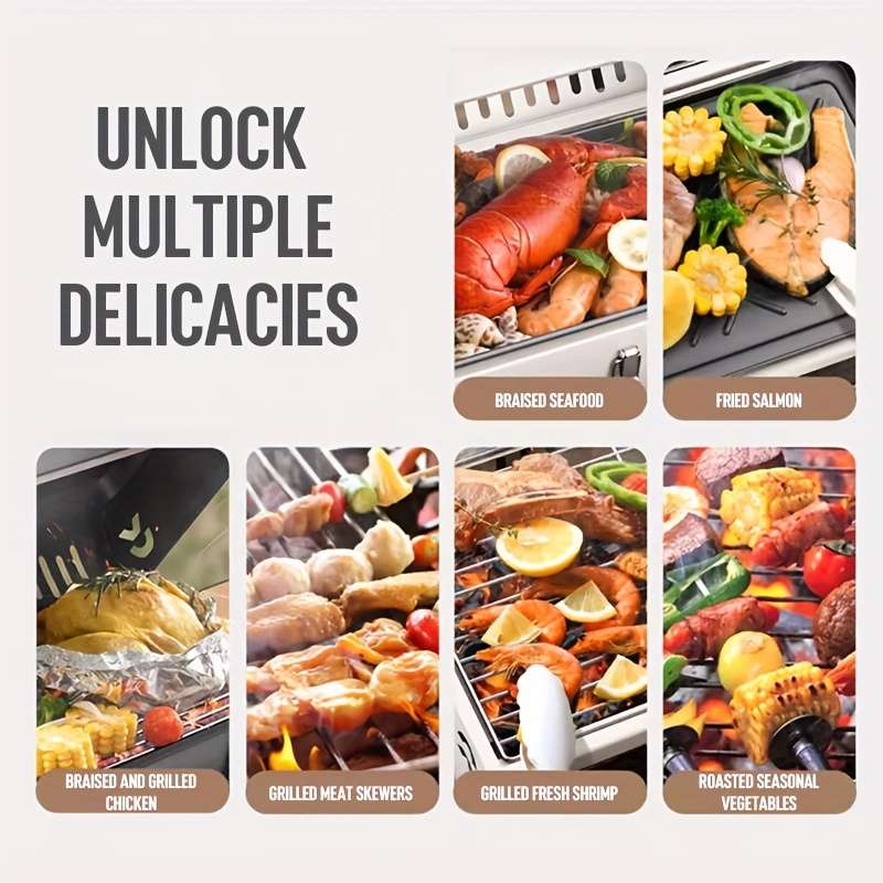 Barbecue Grill Color Black