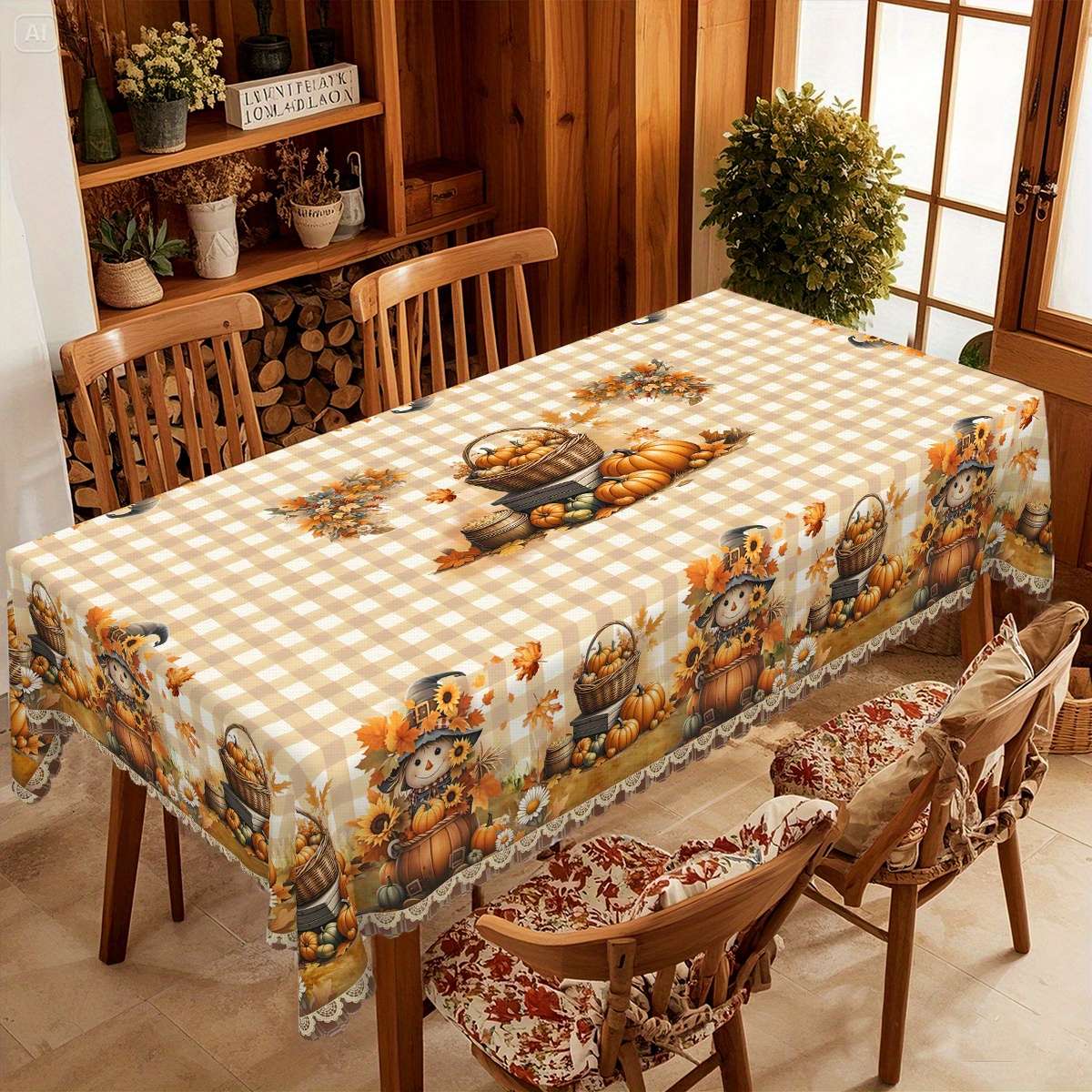 Halloween tablecloth decoration size Rectangle 152.4304.8cm