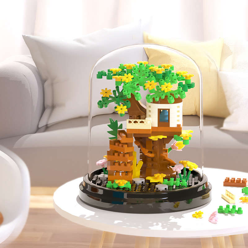 Building Toy Architectural Model Toy Set Style Autumn