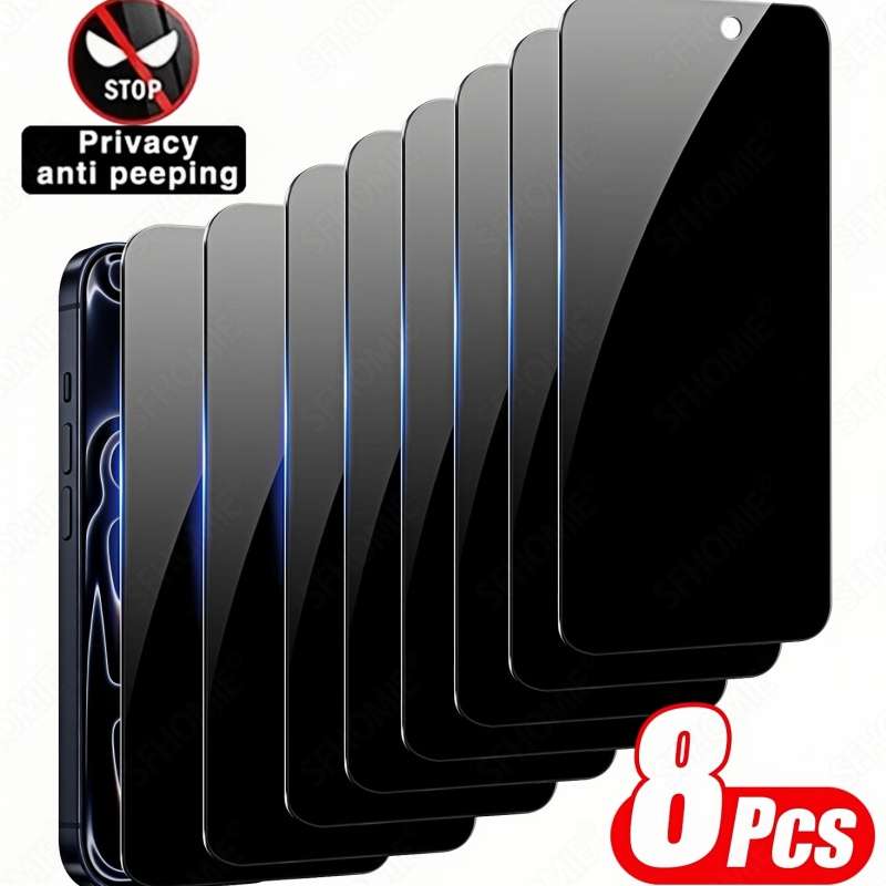 Screen Protector Compatible Model Iphone 14 Plus Quantity 8Pcs