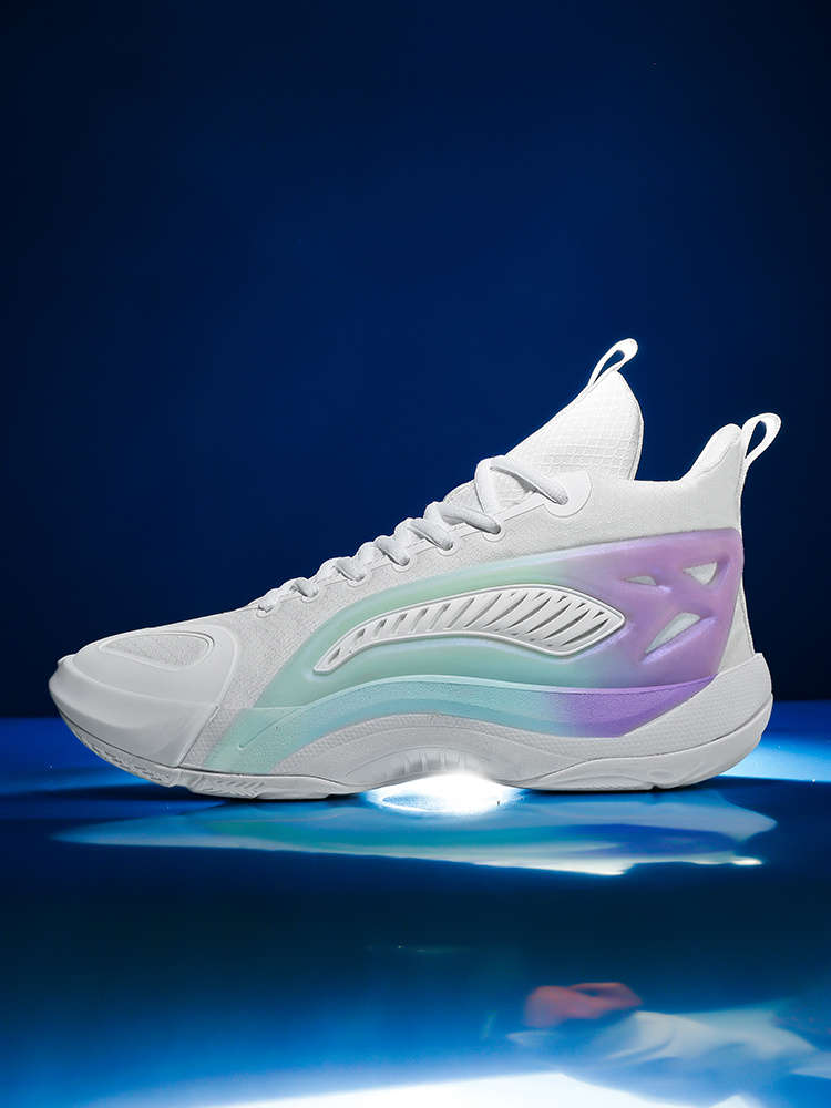 Sneakers White Purple Size Uk 7