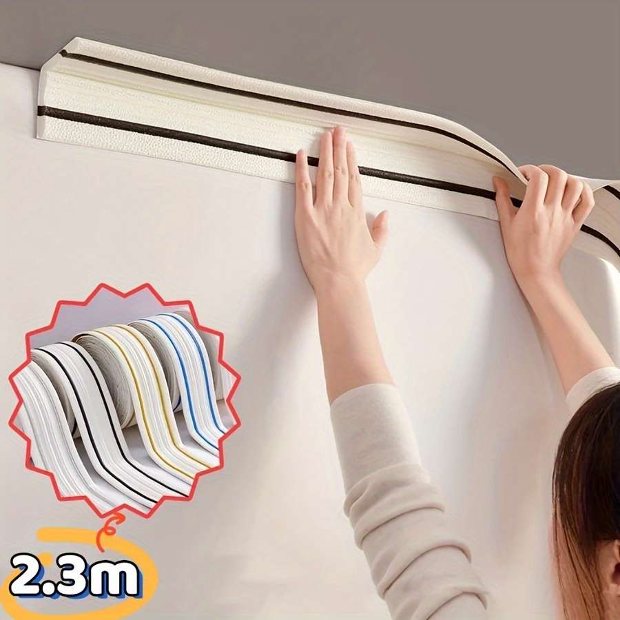 Skirting Board White Size 230 Cm