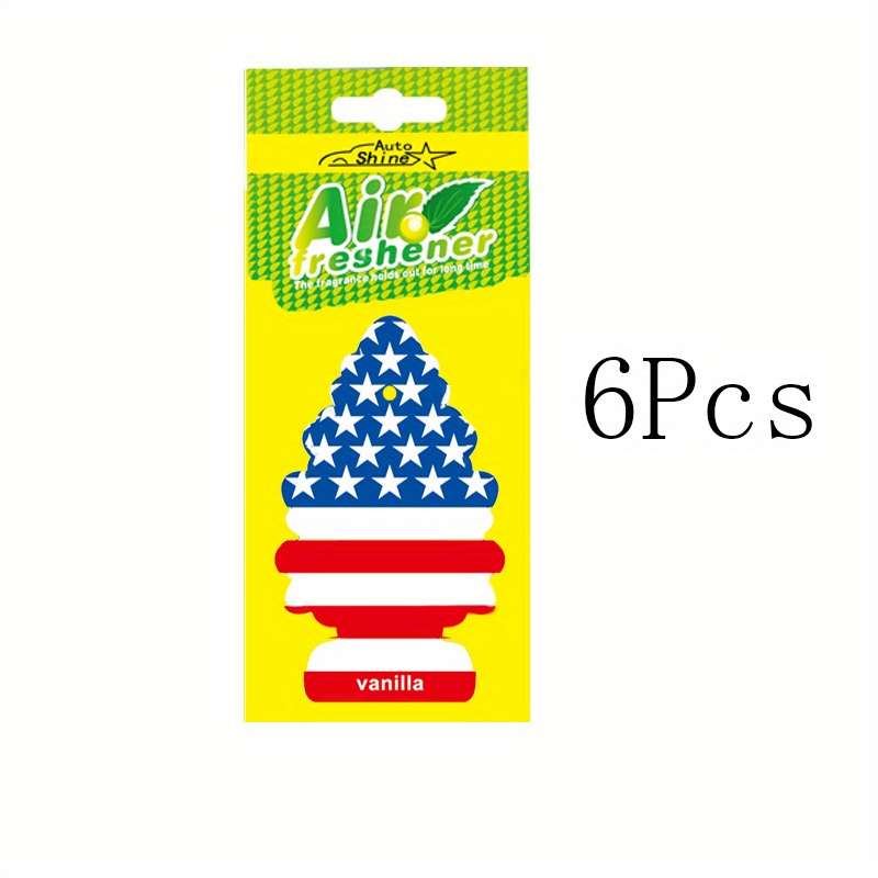 Car Aromatherapy Perfume Color Vanilla 6 Pcs
