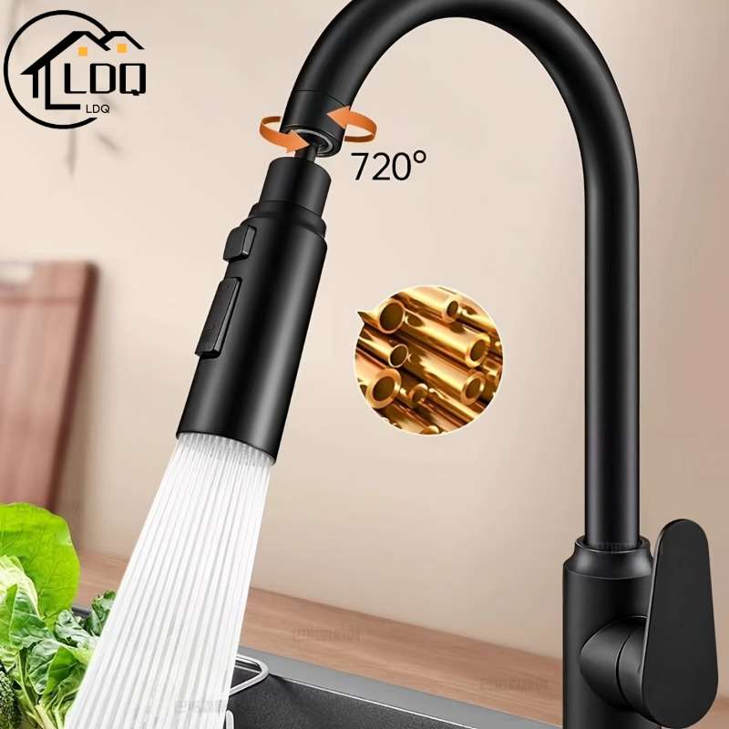 Black Kitchen Faucet