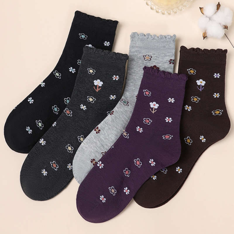 Women S Socks Color 5 Pairs Pack Size Onesize