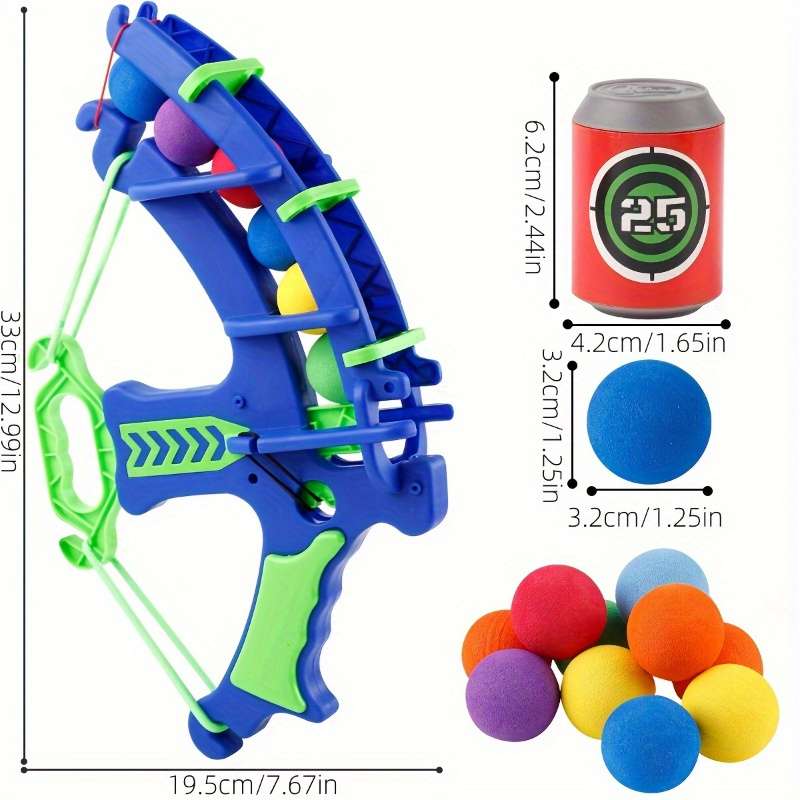 Toy Weapons Color Bow  Add  5 Balls  Random Balls   Add  6 Thickened Plastic Canisters