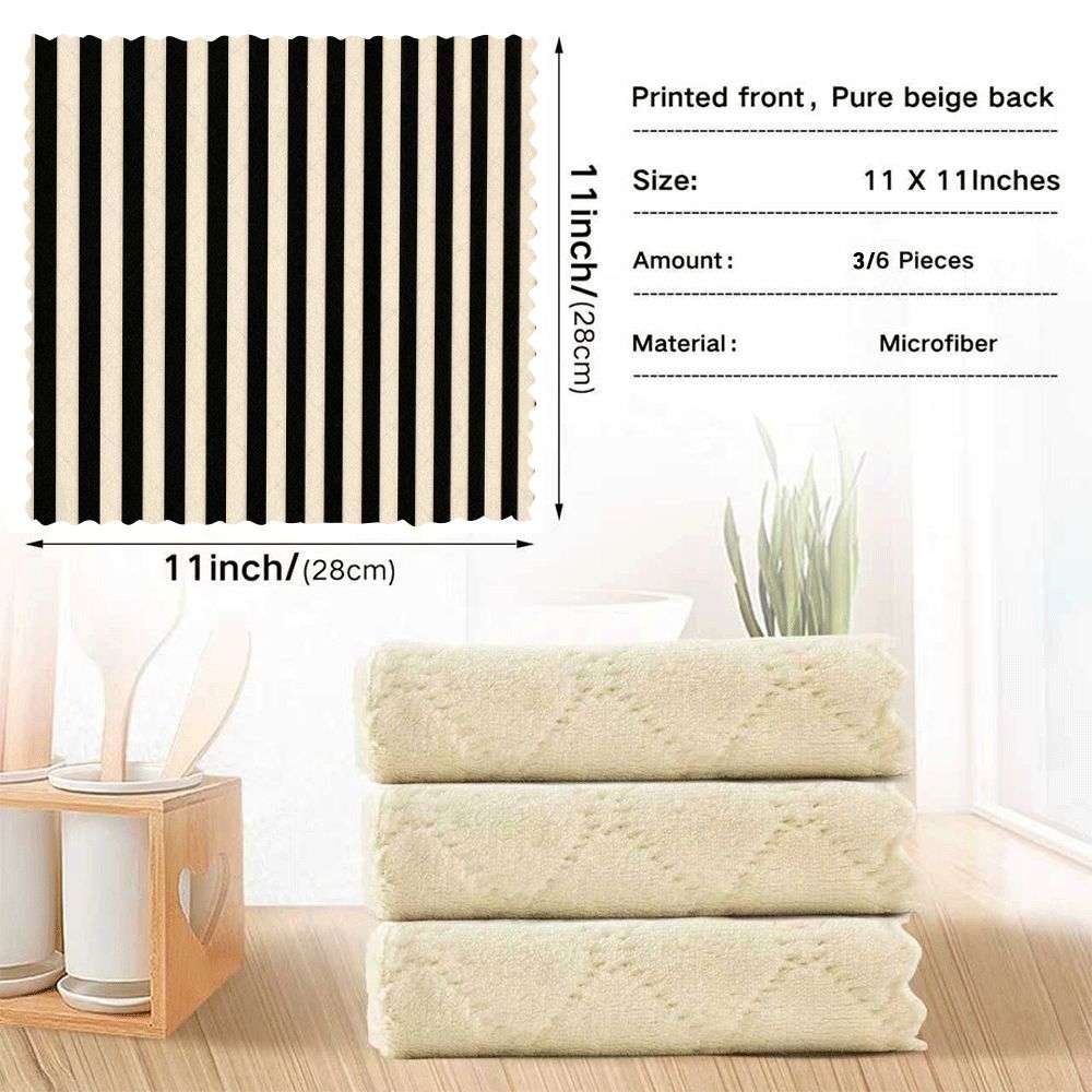 Rag Style Beautiful Quantity 11X11In 28X28Cm 6Pcs