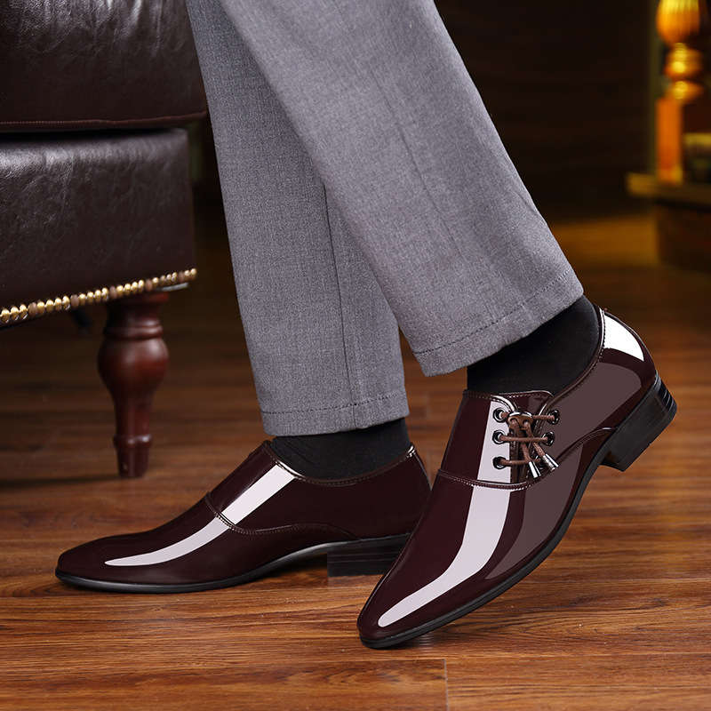 Mens Leather Shoes Color Dark Brown Sizeuk 10