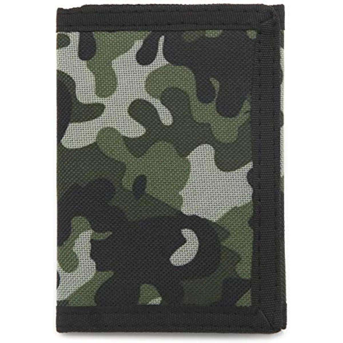 Camouflage Trifold Canvas Coin Purse Wallet
