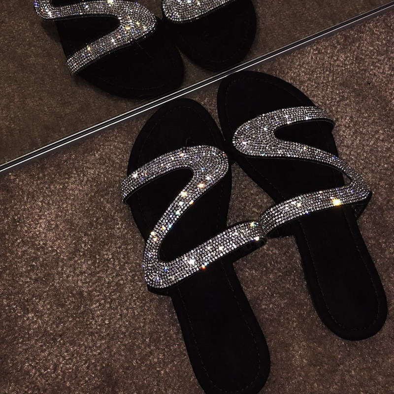 Ladies Summer Flip Flops Black Uk 7